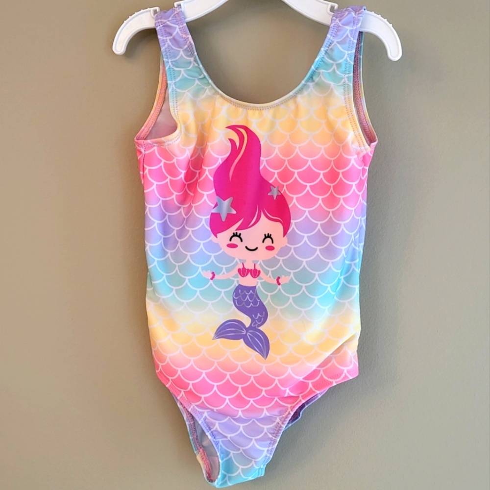 Pastel Mermaid one piece swimsuit